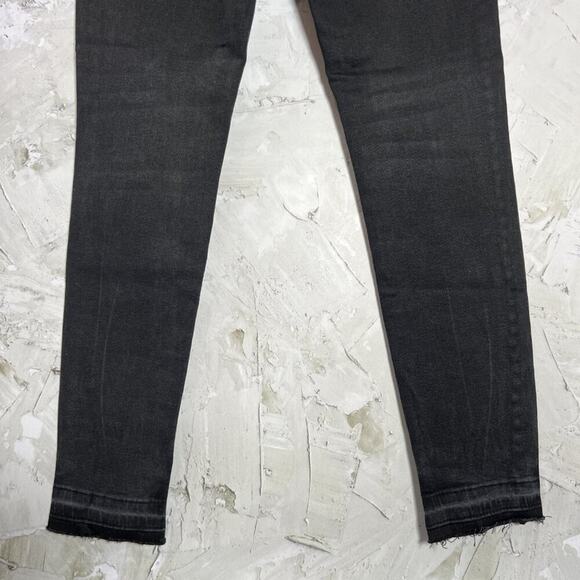 NWT DL1961 CHRISSY Ultra High Rise Skinny Jeans SIZE 26 HOLDEN Black Studded NEW - Picture 13 of 14